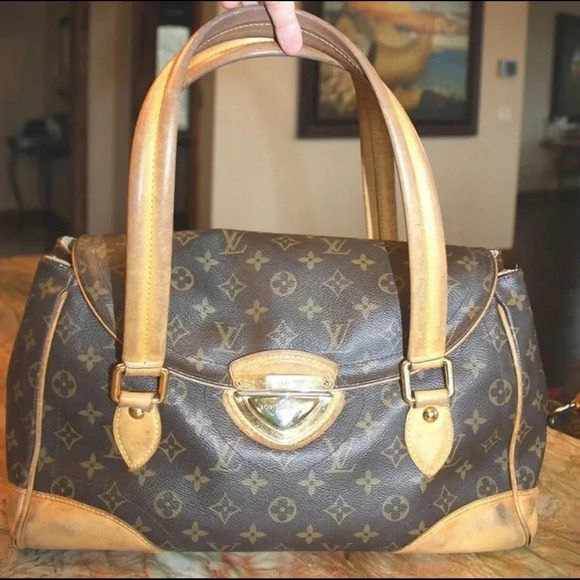 Louis Vuitton Beverly GM Shoulder Bag Monogram Pushlock - Picture 5 of 9